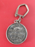 Porte-clés ancien publicitaire Georges Haemmerlin Saverne Bas-Rhin vintage métal