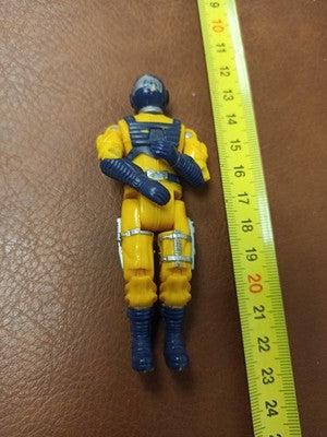 Figurine vintage MASK années 80 jaune bleu bootleg rétro jouet ancien rare