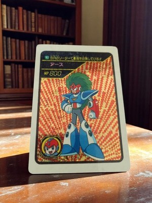 Carte vintage Rockman Megaman Capcom Japon SR personnage rétro