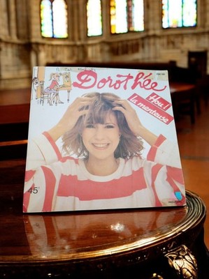 Vinyle 45 tours Dorothée Hou la menteuse vintage années 80 AB Productions