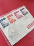 Ancienne enveloppe FDC Vietnam 1958 timbres UNESCO Saigon vintage collection