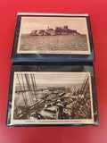 Lot 2 cartes postales anciennes Marseille Château d’If et transbordeur rétro