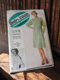 Patron couture vintage Modes & Travaux robe chasuble 3000 années 70 rétro