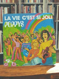 Disque vinyle 45 tours Poppys La Vie C'est Si Joli vintage ancien pop