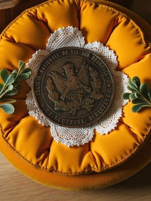 Médaille bronze vintage Société Nationale du Tir des Communes, A. Duquesne