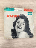 Vinyle 45 tours ancien Dalida vintage collector rétro, disque d'occasion en l'ét