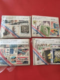 Lot anciens timbres monde vrac thématiques sport animaux USA Kampuchéa