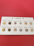 Lot vintage boutons anciens avec présentoir commercial manufacture couture Franc
