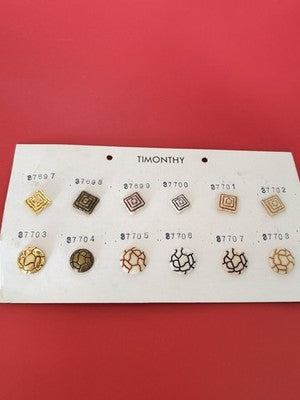 Lot vintage boutons anciens avec présentoir commercial manufacture couture Franc