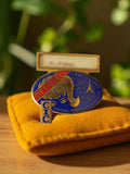 Badge officiel CIC Paris 1960 Festival coiffure vintage – broche émaillée ancien