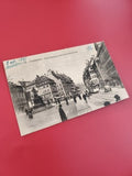 Ancienne carte postale oblitérée Strasbourg Place Gutenberg, collection philatél