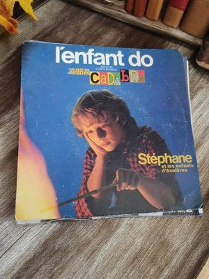Vinyle 45 tours Stéphane l’enfant do ABBAcadabra vintage pochette années 80
