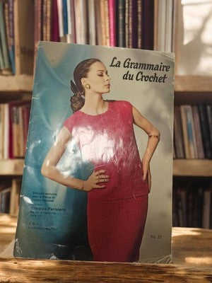 Magazine vintage La Grammaire du Crochet n°37 années 60 rétro mode crochet