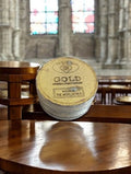Boîte métal publicitaire vintage GOLD, Original Fancy Goods, déco rétro grinder