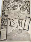 Journal ancien broderie 1931 Le Journal des Brodeuses Lyon Art déco