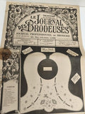 Ancien journal broderie Le Journal des Brodeuses 1953 motif vintage couture
