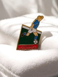 Pin's vintage Olympique de Marseille joueur football OM badge rétro années 90