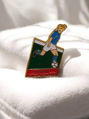Pin's vintage Olympique de Marseille joueur football OM badge rétro années 90