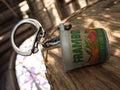 Porte-clés vintage FRAMBOISE pot miniature publicitaire rétro France