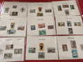 Lot anciens timbres tous pays en vrac, collection philatélie, divers motifs
