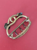 Boucle de ceinture femme ancienne XIXe vintage rétro accessoire mode collection