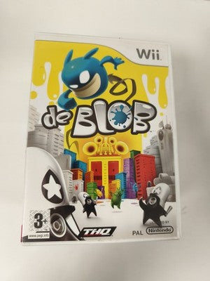 Boîte vide pour jeu Nintendo Wii de Blob, étui original sans disque, Nintendo