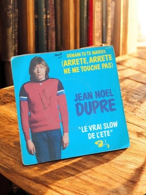 Disque 45 tours vintage Jean Noel Dupre pochette Barclay état à restaurer