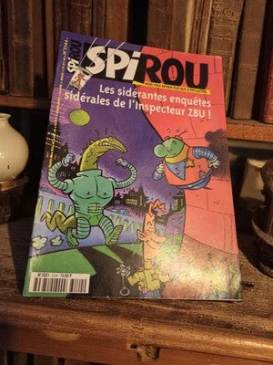 Magazine Spirou n°3144 Années 90 BD belge vintage Inspecteur ZBU