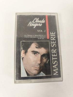 Cassette audio K7 Claude Nougaro musique française, bande magnétique d'occasion