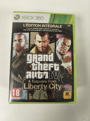 Boîte vide officielle Xbox 360 pour GTA Episodes from Liberty City, sans disque