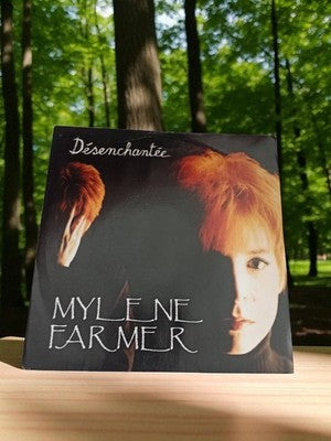 Vinyle 45 tours Mylène Farmer Désenchantée vintage disque ancien rétro