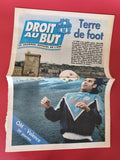 Ancien journal vintage football OM Droit au But rétro collection Olympique Marse