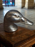 Pommeau levier vitesse vintage métal tête canard déco auto made in France