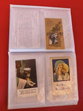 Lot vintage anciennes cartes religieuses catholiques, illustrations couleurs, co