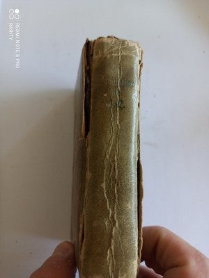 Ancien livre religieux Imitation de Jésus-Christ début XXe, reliure aspect cuir
