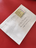 Ancienne enveloppe oblitérée avec timbres France pour collection philatélie