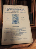 Journal universitaire ancien CONFERENCIA 1921 Université des Annales Paris rare