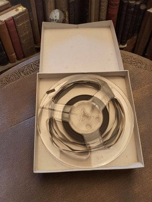 Bande magnétique audio vintage bobine transparente ancienne film à bande