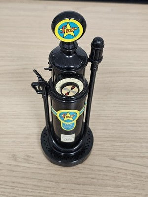 Radio vintage FM forme pompe à essence rétro noire déco originale années 80