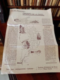 Ancienne carte dépliante Dinan par la Rance guide touristique vintage