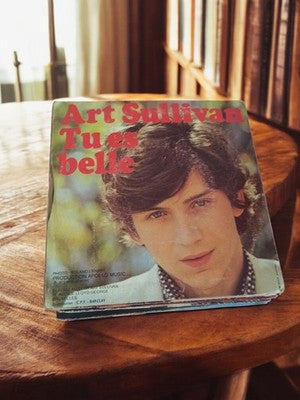 Vinyle 45 tours Art Sullivan Tu es belle vintage années 70 rétro disque ancien