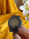 Montre digitale homme Lasika vintage noir rétro étanche non testée sport