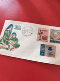 Vintage FDC Vietnam 1966 UNESCO premier jour timbres anciens illustrée Saigon