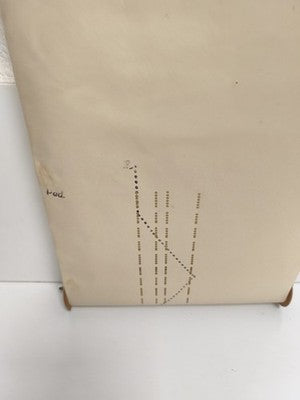 Rouleau de musique ancien piano mécanique Allegro Maestoso vintage papier
