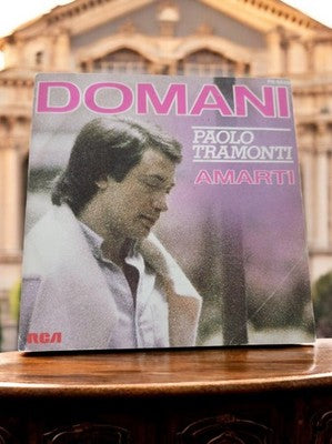 Vinyle 45T Paolo Tramonti Domani RCA Italie années 70 Amarti single rare