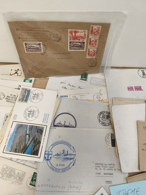 Rare lot ancien lettres philatéliques pétrole, enveloppes timbrées vintage
