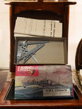 Maquette bateau Eagle H.M.S. Cossack vintage avec boîte d’origine rétro rare