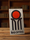 Autocollant ancien Les Orres vintage déco ski rétro publicité Ratio