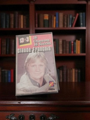 Cassette audio vintage Claude François 16 chansons années 80 rétro K7 Carrere