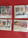 Lot anciens timbres du monde vrac philatélie, divers pays, collection vintage